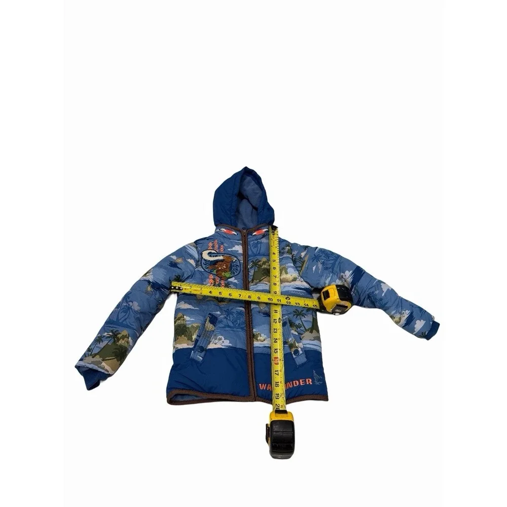 Disney Store Moana Wayfinder Maui Full Zip Hooded Puffer Jacket Sz 5/6